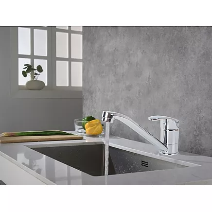 Virtuves izlietnes maisītājs, hromēts, 12.5×22 cm