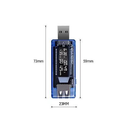 Voltmeter usb ammeter voltage tester