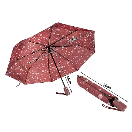 Umbrella folding umbrella automatic womens fibre