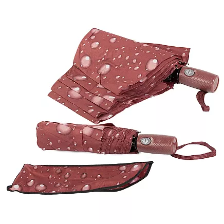 Umbrella folding umbrella automatic womens fibre
