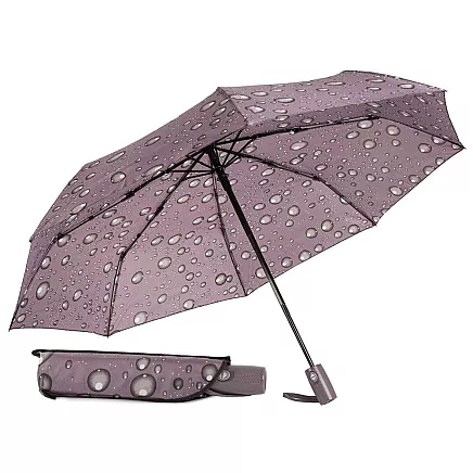 Umbrella folding umbrella automatic womens fibre