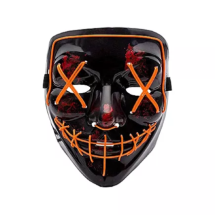 Luminous led mask halloween party purge