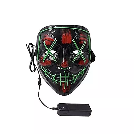Luminous led mask halloween party purge