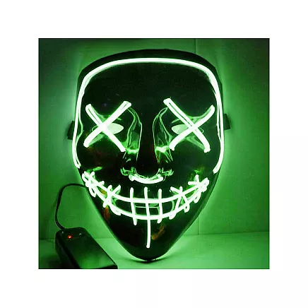Luminous led mask halloween party purge