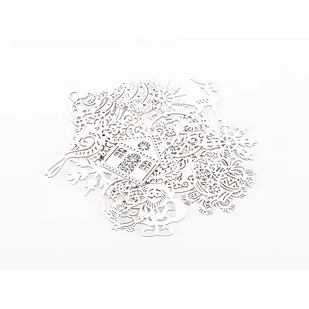 Wooden christmas tree decorations 20 pieces pendants baubles ornaments