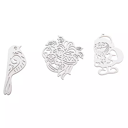 Wooden christmas tree decorations 20 pieces pendants baubles ornaments