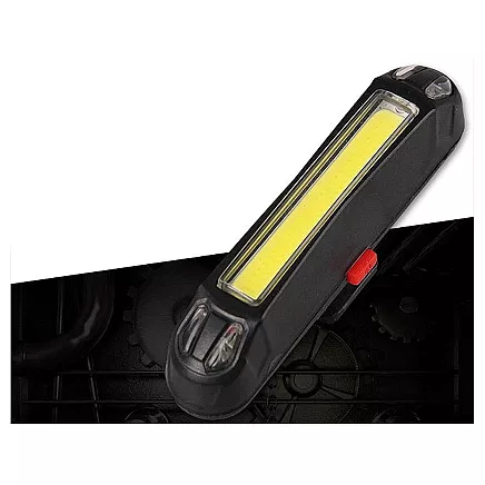 Jaudīgs velo lukturis priekšējais LED aizmugurējais gaismas akumulatora līmeņa indikators 2in1