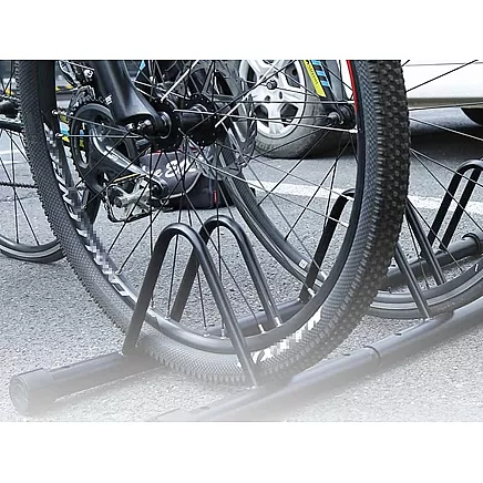 Rack for 3 bicycles bicycle storage service parking barriers