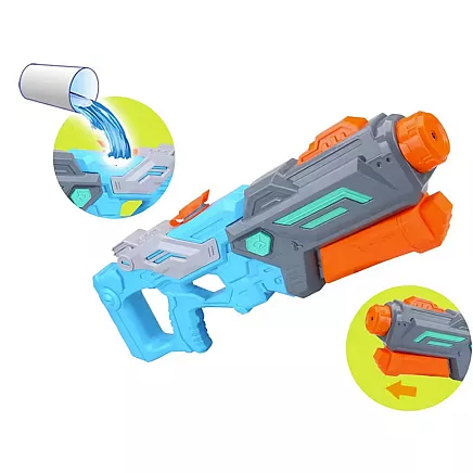 Ūdens pistole bērniem ar pumpi un lielu tvertni, 1.5 litri, 57 cm