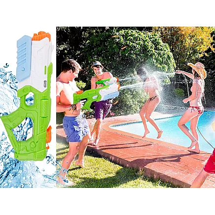 Liela bērnu ūdens pistole ar pumpja sistēmu, 0,5 l tvertni, 39 cm.