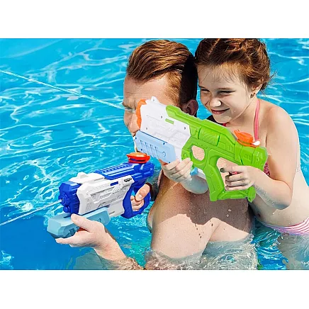 Liela bērnu ūdens pistole ar pumpja sistēmu, 0,5 l tvertni, 39 cm.