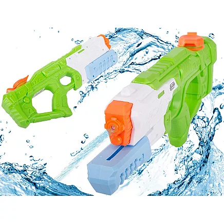 Liela bērnu ūdens pistole ar pumpja sistēmu, 0,5 l tvertni, 39 cm.