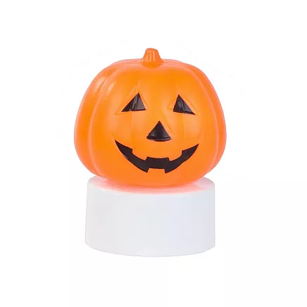 Led pumpkin light glowing figurine decoration halloween decoration battery operated
