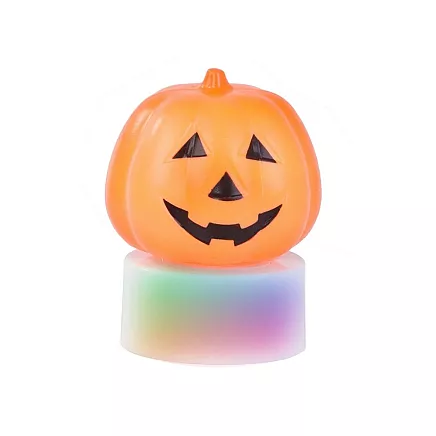 Led pumpkin light glowing figurine decoration halloween decoration battery operated