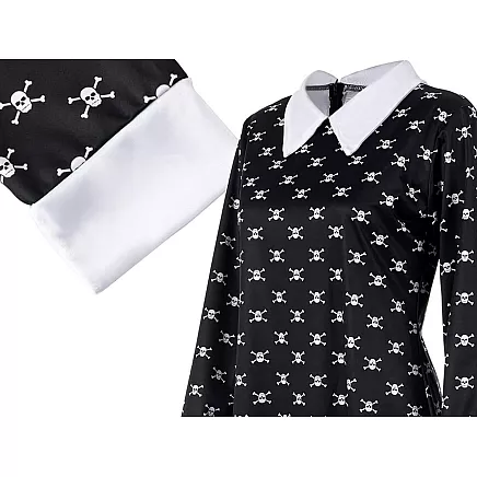 Dress wednesday addams costume kids halloween disguise 125