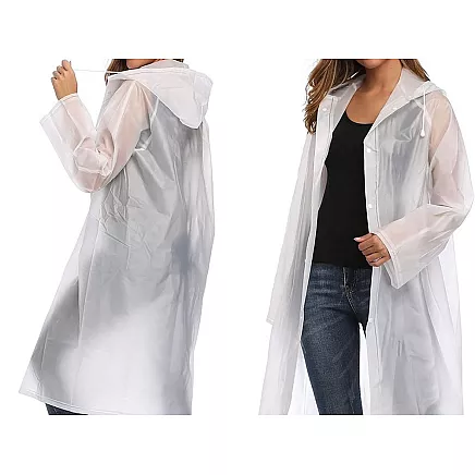Mackintosh pocket cloak hooded rain poncho