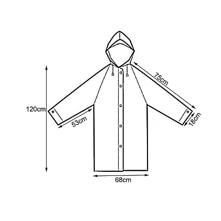 Mackintosh pocket cloak hooded rain poncho