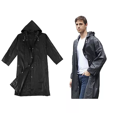 Mackintosh pocket cloak hooded rain poncho