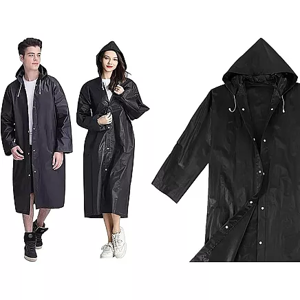 Mackintosh pocket cloak hooded rain poncho