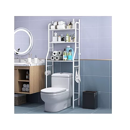 Shelf over toilet toilet seat bathroom cabinet shelf 3 shelves