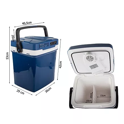 Travel fridge 12v 230v 26l heating function home large