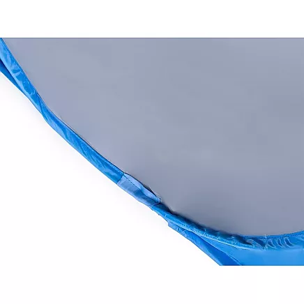 Pašizplešams pludmales telts ar aizsardzību un pārsegu, zils-sudrabs