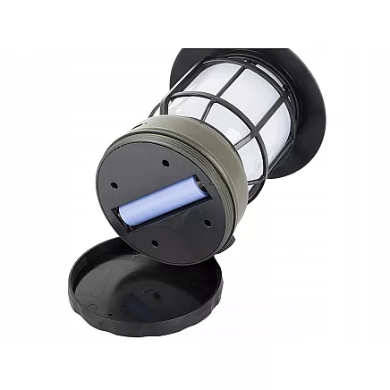 LED kempinga lampa, lukturis ar akumulatoru, USB, āra, ar āķi, Haki krāsa