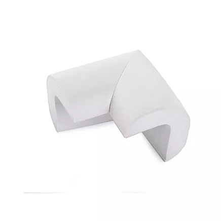 Foam corner protector for furniture corners white stickers x4