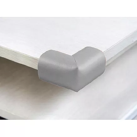 Furniture corner guards for furniture corners grey stickers x4