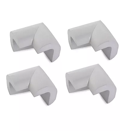 Furniture corner guards for furniture corners grey stickers x4