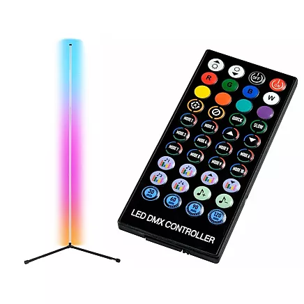 Floor corner rgb led nightstand lamp for bedroom application 1.5