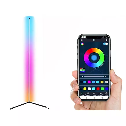 Floor corner rgb led nightstand lamp for bedroom application 1.5