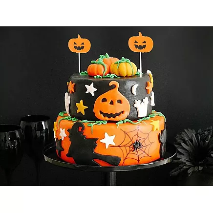 Halloween decoration for cake for cupcakes picnic party paper sticks