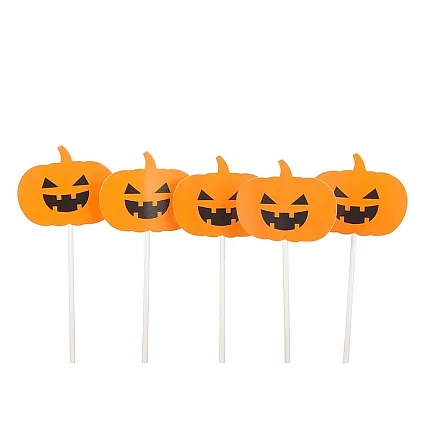 Halloween decoration for cake for cupcakes picnic party paper sticks