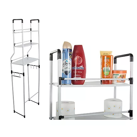 Shelf over toilet stand bathroom cabinet 3 shelf organiser