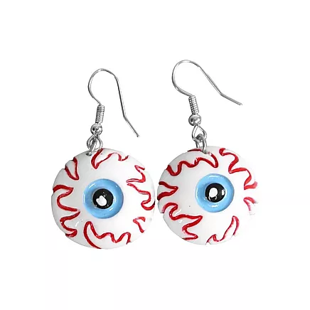 Halloween auskari komplekts, 6 pāri, ķirbis, spoks, acs, konfekte