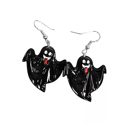 Halloween auskari komplekts, 6 pāri, ķirbis, spoks, acs, konfekte