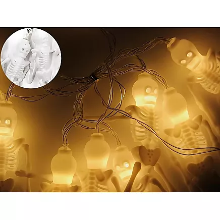 Led halloween girl range 2m 10 hanging glasses