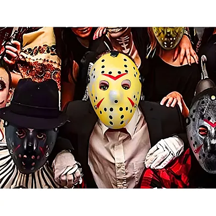 Halloween Jason hokejista maska, Piensktdiena 13, universāls izmērs