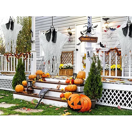 Halloween decoration hanging decoration ghost mask scream skeleton phantom 90 cm