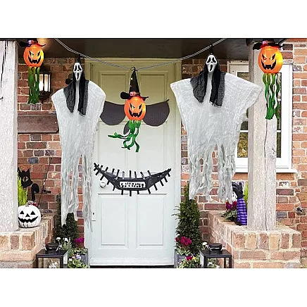 Halloween decoration hanging decoration ghost mask scream skeleton phantom 90 cm