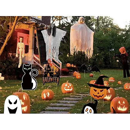 Halloween decoration hanging decoration ghost mask scream skeleton phantom 90 cm