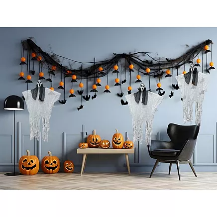 Halloween decoration hanging decoration ghost mask scream skeleton phantom 90 cm