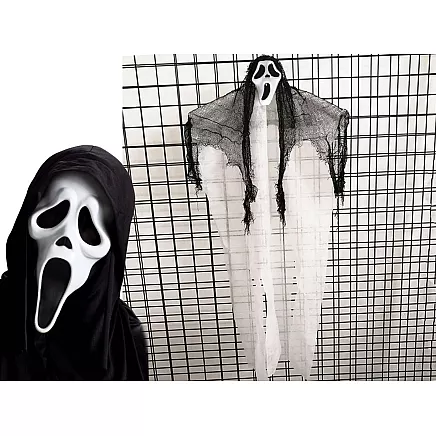 Halloween decoration hanging decoration ghost mask scream skeleton phantom 90 cm