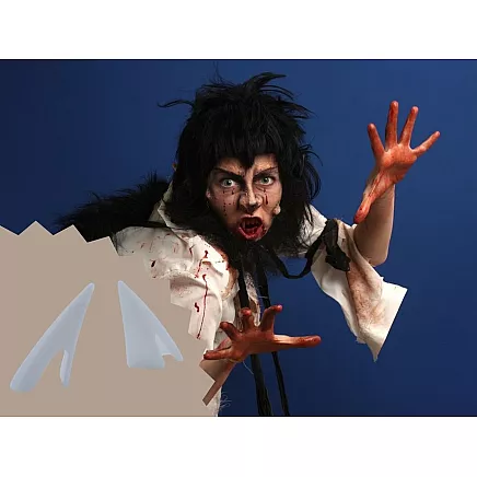 Vampire dracula werewolf kit halloween false teeth with fake blood