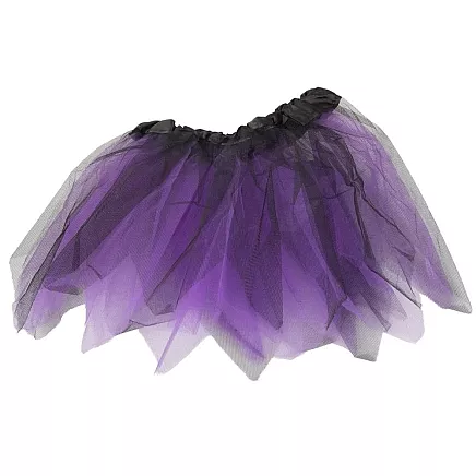 Halloween dress-up costume skirt bat headband black and purple