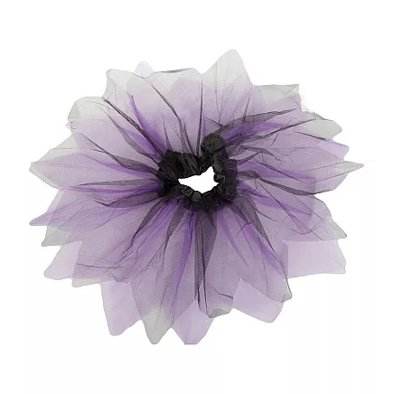 Halloween dress-up costume skirt bat headband black and purple