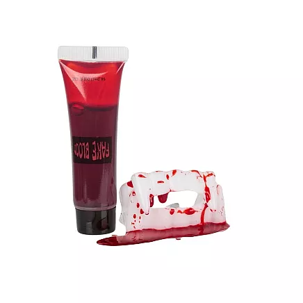 Drakulas mākslīgie zobi un 14ml mākslīgās asinis