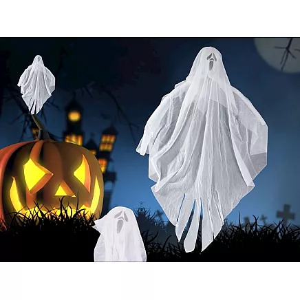 Halloween decoration hanging decoration ghost white scream skeleton ghost 65cm