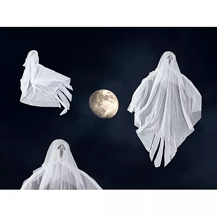 Halloween decoration hanging decoration ghost white scream skeleton ghost 65cm